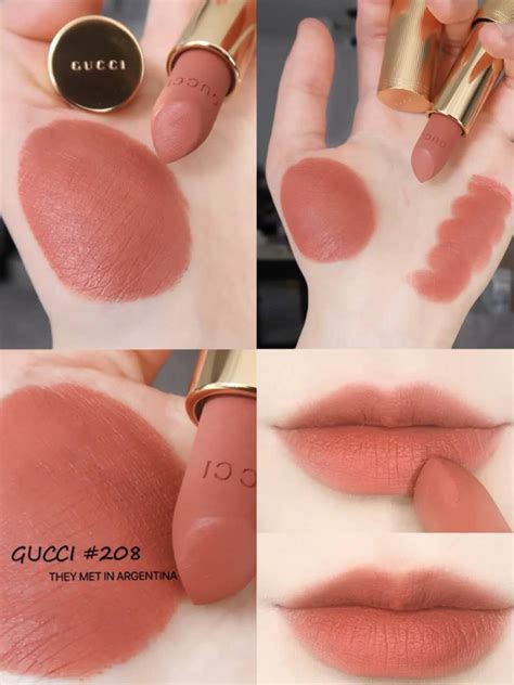 gucci rouge 208|gucci lipstick colors.